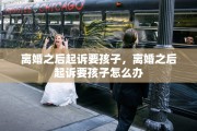 离婚之后起诉要孩子，离婚之后起诉要孩子怎么办