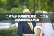二次起诉离婚被告没来，二次起诉离婚被告不到庭