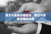 男方不离婚去哪起诉，男方不离婚去哪起诉呢