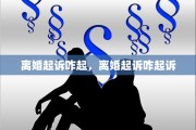 离婚起诉咋起，离婚起诉咋起诉