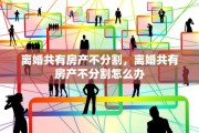 离婚共有房产不分割，离婚共有房产不分割怎么办