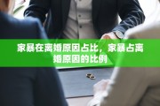 家暴在离婚原因占比，家暴占离婚原因的比例