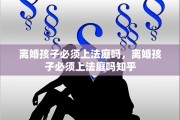 离婚孩子必须上法庭吗，离婚孩子必须上法庭吗知乎