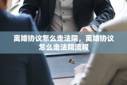 离婚协议怎么走法院，离婚协议怎么走法院流程