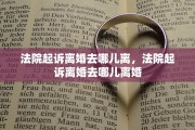 法院起诉离婚去哪儿离，法院起诉离婚去哪儿离婚