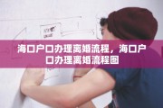 海口户口办理离婚流程，海口户口办理离婚流程图