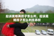 起诉离婚两孩子怎么判，起诉离婚孩子怎么判抚养权