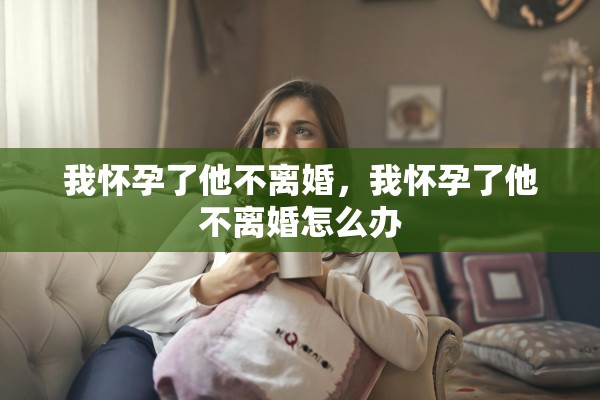 我怀孕了他不离婚，我怀孕了他不离婚怎么办