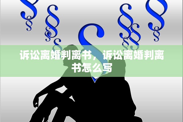 诉讼离婚判离书，诉讼离婚判离书怎么写