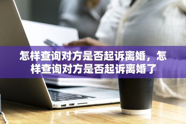 怎样查询对方是否起诉离婚，怎样查询对方是否起诉离婚了