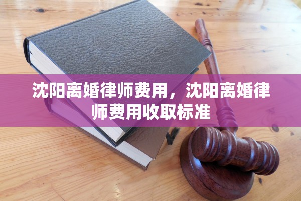 沈阳离婚律师费用，沈阳离婚律师费用收取标准