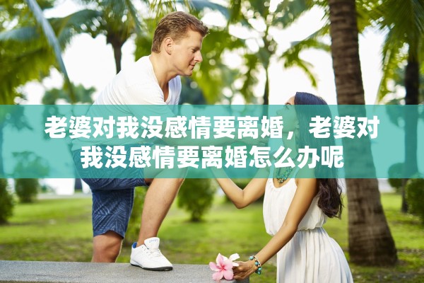 老婆对我没感情要离婚，老婆对我没感情要离婚怎么办呢