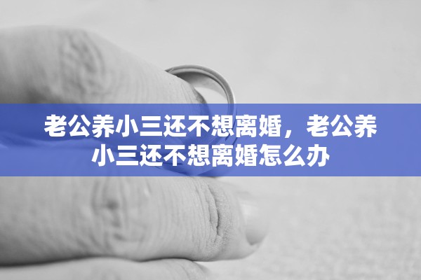 老公养小三还不想离婚，老公养小三还不想离婚怎么办