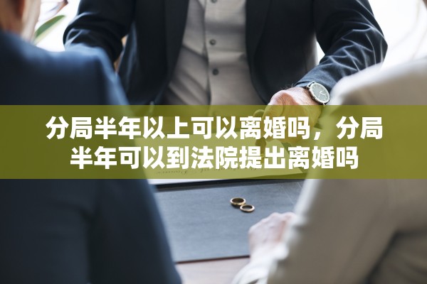 分局半年以上可以离婚吗，分局半年可以到法院提出离婚吗