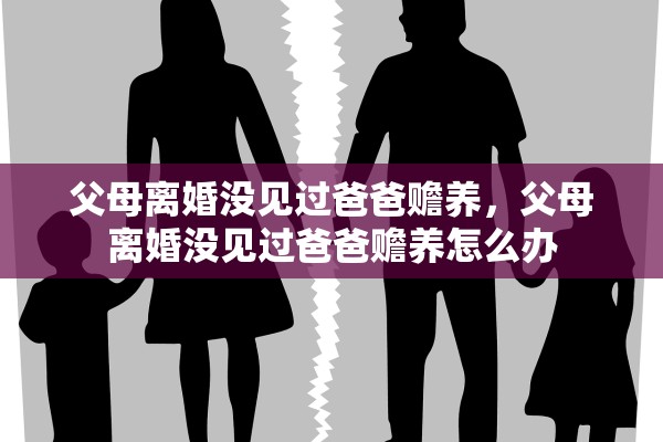 父母离婚没见过爸爸赡养，父母离婚没见过爸爸赡养怎么办