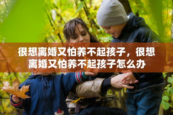 很想离婚又怕养不起孩子，很想离婚又怕养不起孩子怎么办