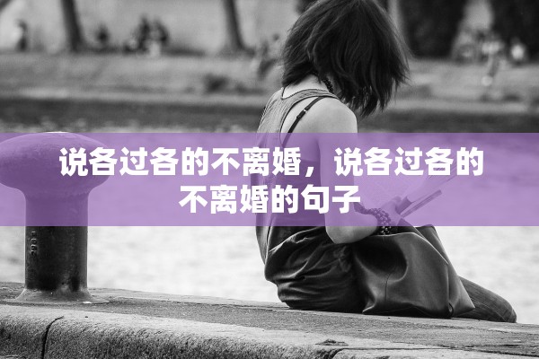说各过各的不离婚，说各过各的不离婚的句子
