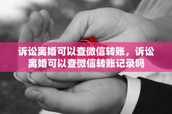 诉讼离婚可以查微信转账，诉讼离婚可以查微信转账记录吗