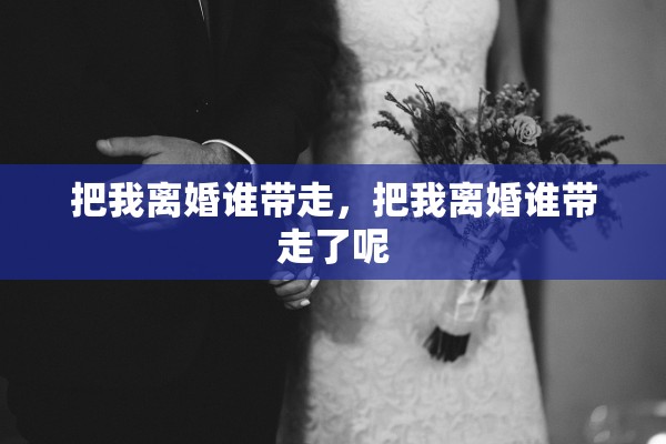 把我离婚谁带走，把我离婚谁带走了呢