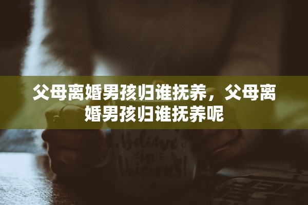 父母离婚男孩归谁抚养，父母离婚男孩归谁抚养呢