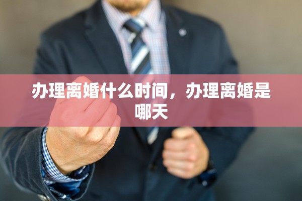 办理离婚什么时间,办理离婚是哪天 办理离婚什么时间,办理离婚是哪天