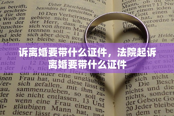 诉离婚要带什么证件，法院起诉离婚要带什么证件