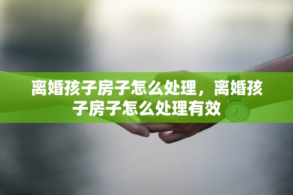 离婚孩子房子怎么处理，离婚孩子房子怎么处理有效