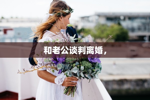 和老公谈判离婚，