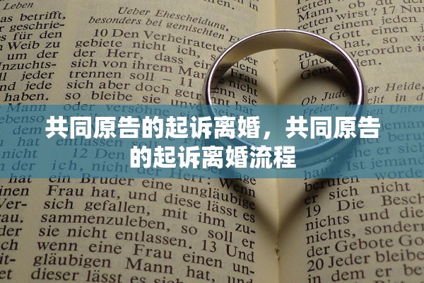 共同原告的起诉离婚,共同原告的起诉离婚流程 共同原告的起诉离婚,共同原告的起诉离婚流程
