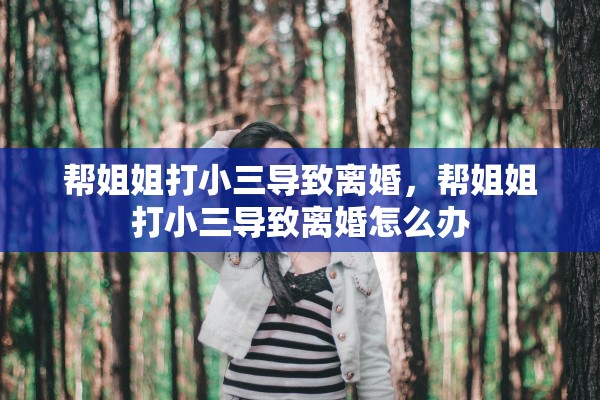 帮姐姐打小三导致离婚，帮姐姐打小三导致离婚怎么办