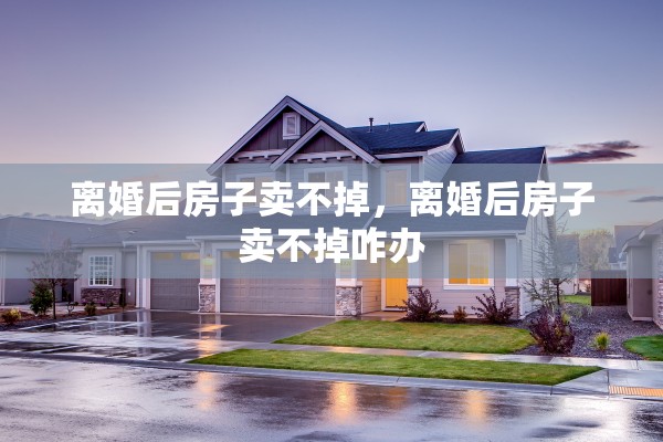 离婚后房子卖不掉，离婚后房子卖不掉咋办