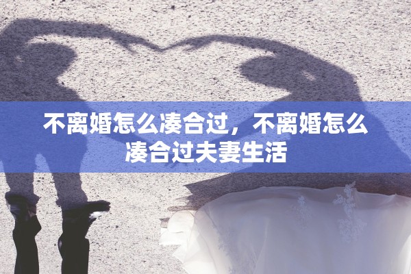 不离婚怎么凑合过,不离婚怎么凑合过夫妻生活 不离婚怎么凑合过,不离婚怎么凑合过夫妻生活