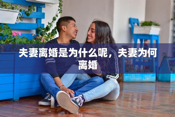 夫妻离婚是为什么呢，夫妻为何离婚
