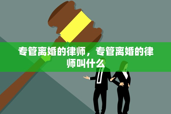专管离婚的律师,专管离婚的律师叫什么 专管离婚的律师,专管离婚的律师叫什么