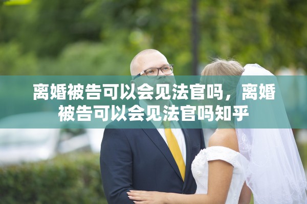 离婚被告可以会见法官吗,离婚被告可以会见法官吗知乎 离婚被告可以会见法官吗,离婚被告可以会见法官吗知乎