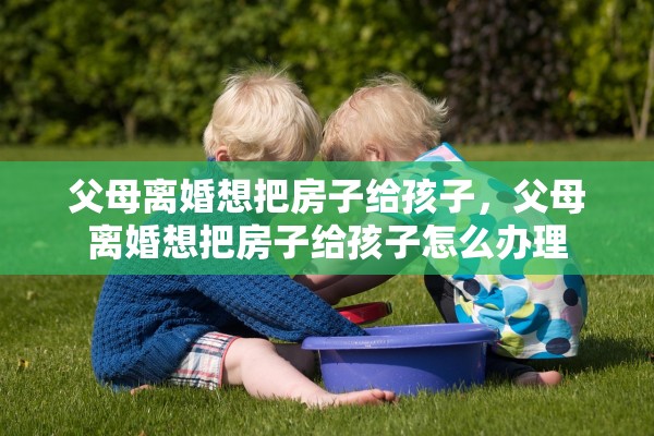 父母离婚想把房子给孩子,父母离婚想把房子给孩子怎么办理 父母离婚想把房子给孩子,父母离婚想把房子给孩子怎么办理